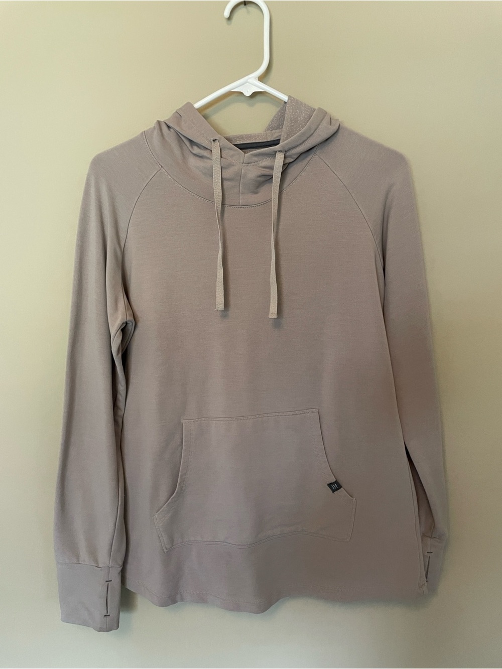 Free Fly Apparel Women's Taupe Drawstring Hoodie